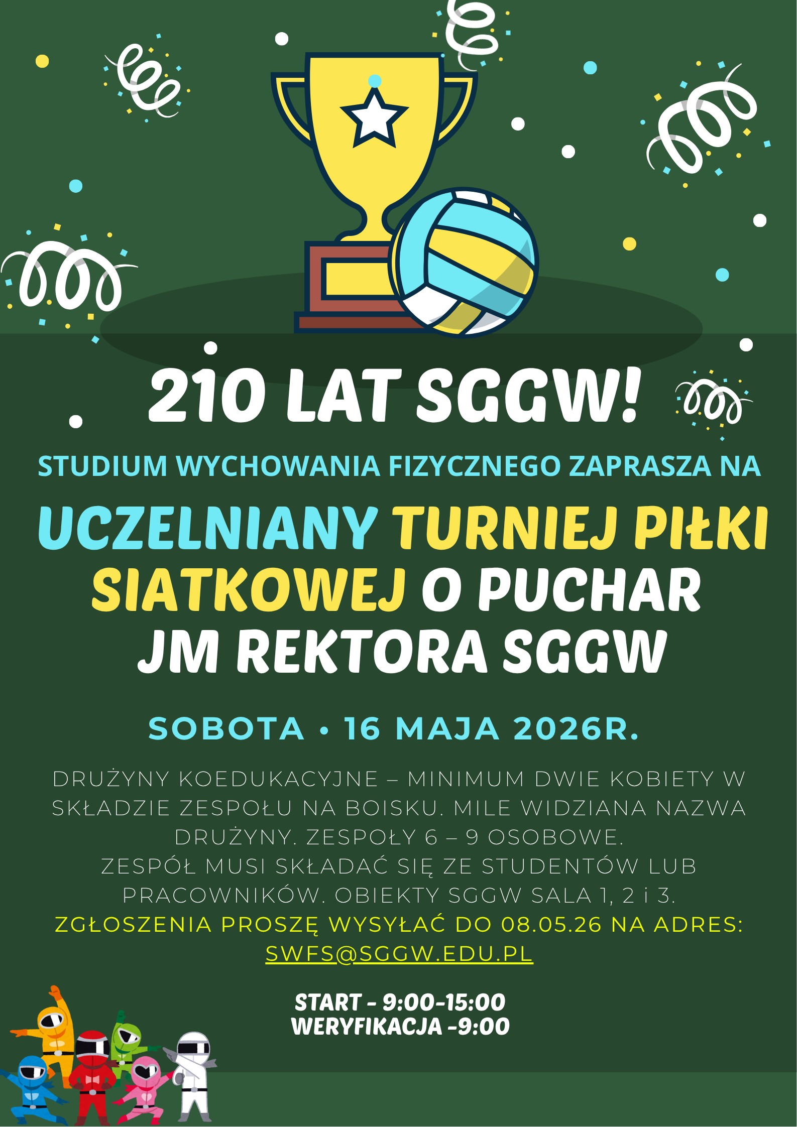 Zaproszenie na turniej siatkówki